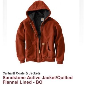 New Small Carharrt Sandstone Active Jacket